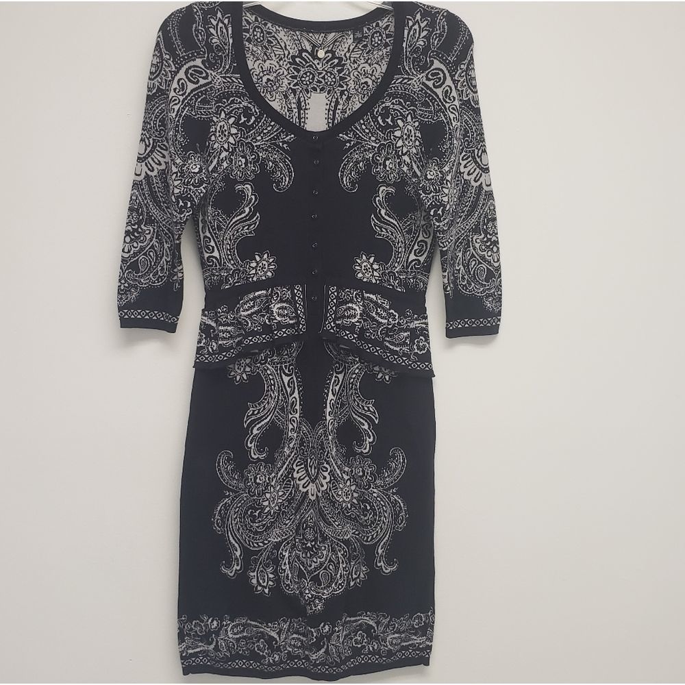 Anthropologie Knitted Knotted Knit Midi Dress Size Small
